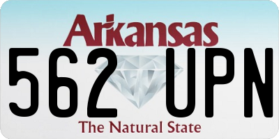 AR license plate 562UPN