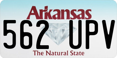 AR license plate 562UPV