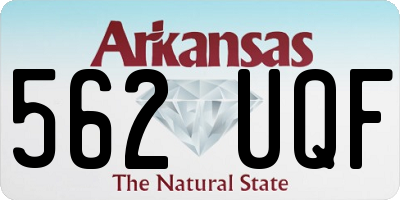 AR license plate 562UQF