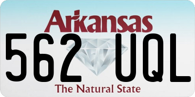 AR license plate 562UQL