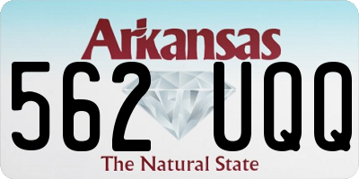 AR license plate 562UQQ