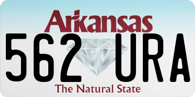 AR license plate 562URA