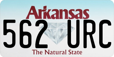 AR license plate 562URC