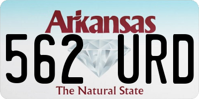 AR license plate 562URD