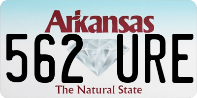 AR license plate 562URE
