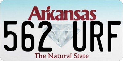 AR license plate 562URF