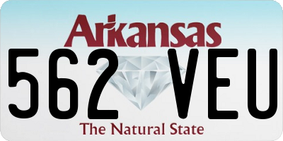 AR license plate 562VEU