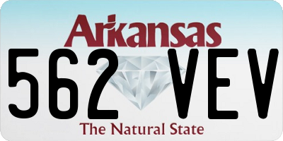 AR license plate 562VEV