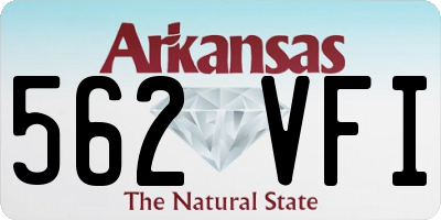 AR license plate 562VFI