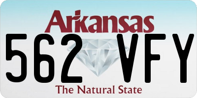 AR license plate 562VFY