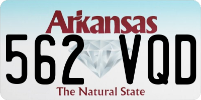 AR license plate 562VQD