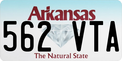 AR license plate 562VTA