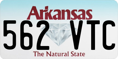 AR license plate 562VTC