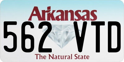 AR license plate 562VTD