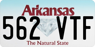 AR license plate 562VTF