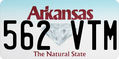 AR license plate 562VTM