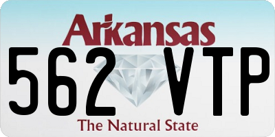AR license plate 562VTP