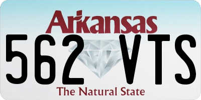 AR license plate 562VTS