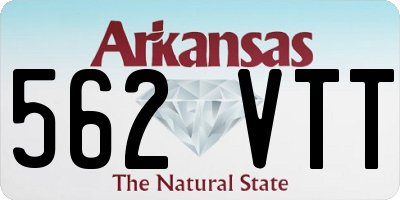 AR license plate 562VTT