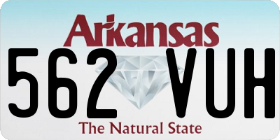 AR license plate 562VUH