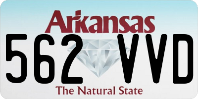 AR license plate 562VVD