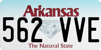 AR license plate 562VVE
