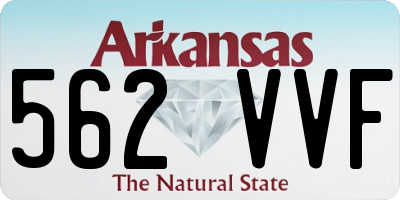 AR license plate 562VVF