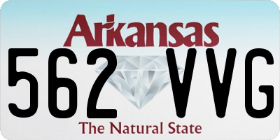 AR license plate 562VVG