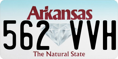 AR license plate 562VVH
