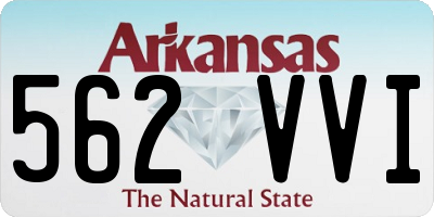 AR license plate 562VVI