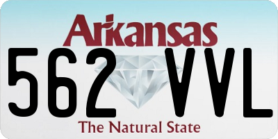 AR license plate 562VVL