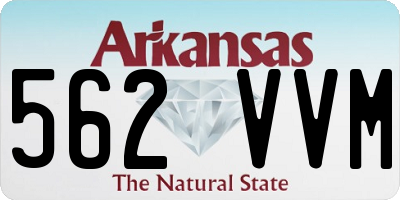 AR license plate 562VVM