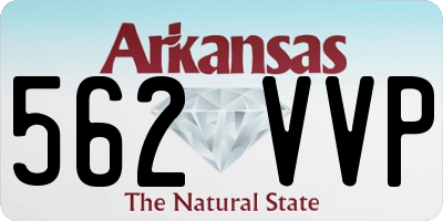 AR license plate 562VVP