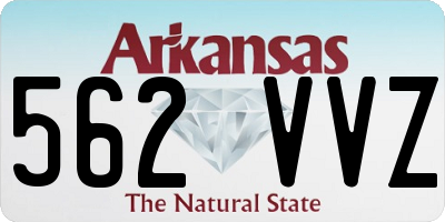 AR license plate 562VVZ