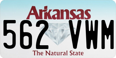 AR license plate 562VWM