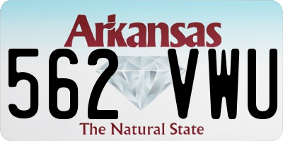 AR license plate 562VWU