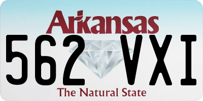 AR license plate 562VXI