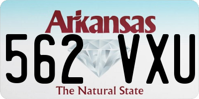 AR license plate 562VXU