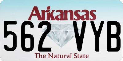 AR license plate 562VYB
