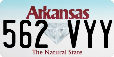 AR license plate 562VYY