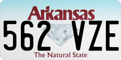 AR license plate 562VZE