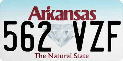 AR license plate 562VZF