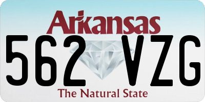 AR license plate 562VZG