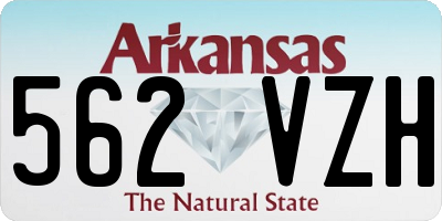 AR license plate 562VZH