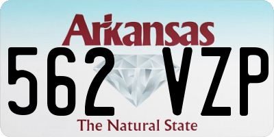 AR license plate 562VZP