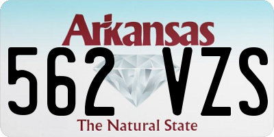 AR license plate 562VZS