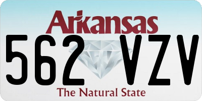 AR license plate 562VZV