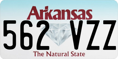 AR license plate 562VZZ