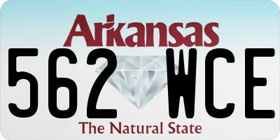 AR license plate 562WCE
