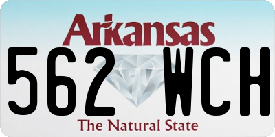 AR license plate 562WCH